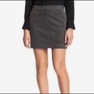 Banana Republic grey corduroy skirt